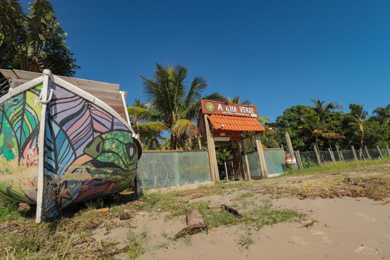 A Ilha Verde Hotel Pousada Na Praia Ilha do Mel Exteriör bild
