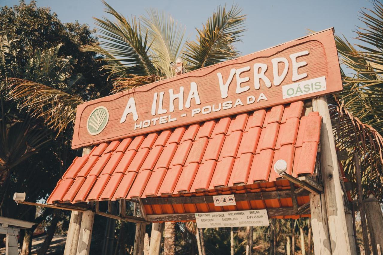 A Ilha Verde Hotel Pousada Na Praia Ilha do Mel Exteriör bild